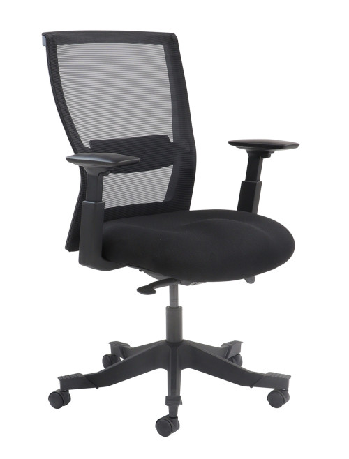 Mesh Office Chair Black Yasmin Operator Chair YAS300T1-K