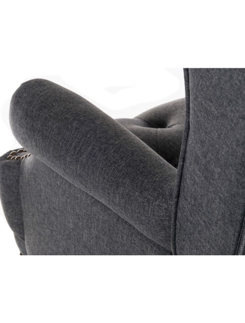 Chairman Super Large Executive Chair Grey Fabric 6927GY - enlarged view