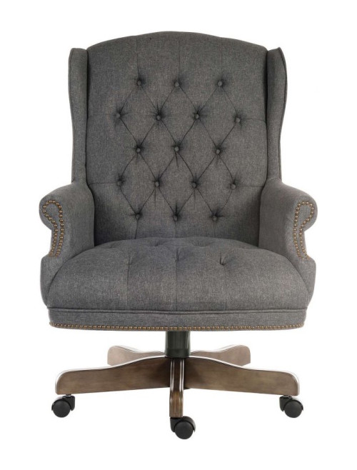 Chairman Super Large Executive Chair Grey Fabric 6927GY - enlarged view