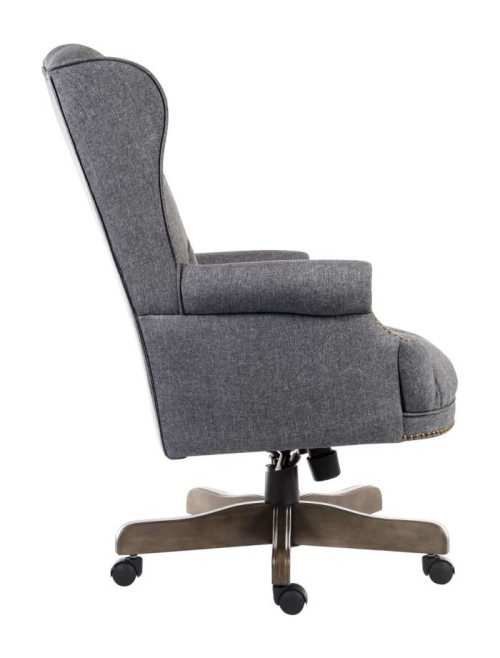 Chairman Super Large Executive Chair Grey Fabric 6927GY - enlarged view