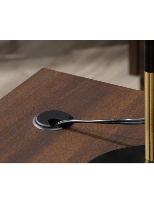 Home Office Desks Elstree Spiced Mahogany Corner Desk 5426914 - enlarged view