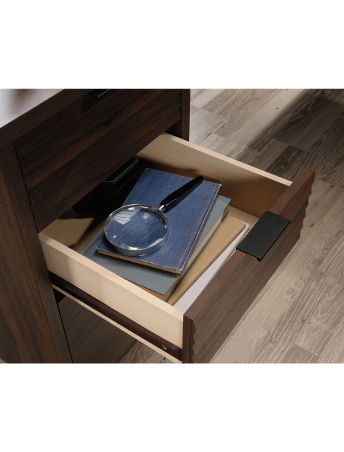 Home Office Desks Elstree Spiced Mahogany Corner Desk 5426914 - enlarged view