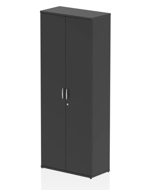 Black Office Cupboard Impulse 2000mm Cupboard I004629 by Dynamic - enlarged view