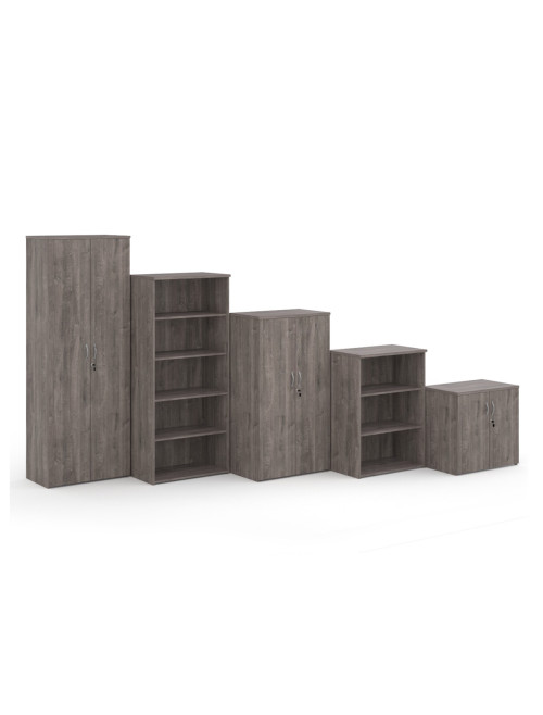 Tall Office Cupboard 2140mm High Storage Cupboard R2140D by Dams - enlarged view