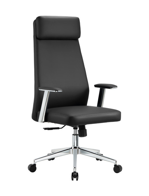 Office Chair Black York Faux Leather Executive Chair CH-YOR-BLK - enlarged view
