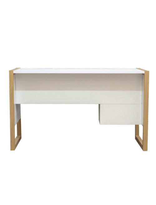 Home Office Desk White Alcarno Computer Desk DSK-ALC-OW - enlarged view