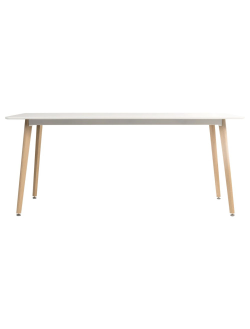 Dining Tables Skandi White Rectangular Cafe Table 8100 - enlarged view