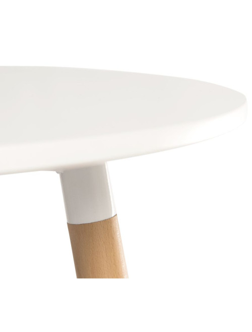 Dining Tables Skandi White Round Cafe Table 8300 - enlarged view
