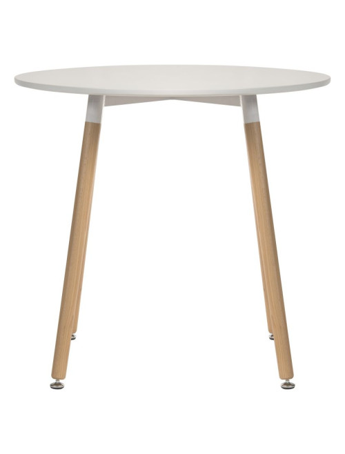 Dining Tables Skandi White Round Cafe Table 8300 - enlarged view