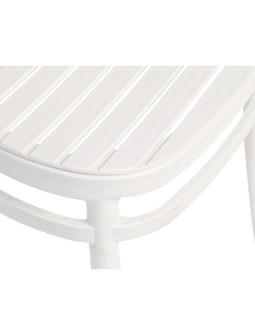 Pair of Dining Chairs Skandi White Cafe Chairs 8500 - enlarged view
