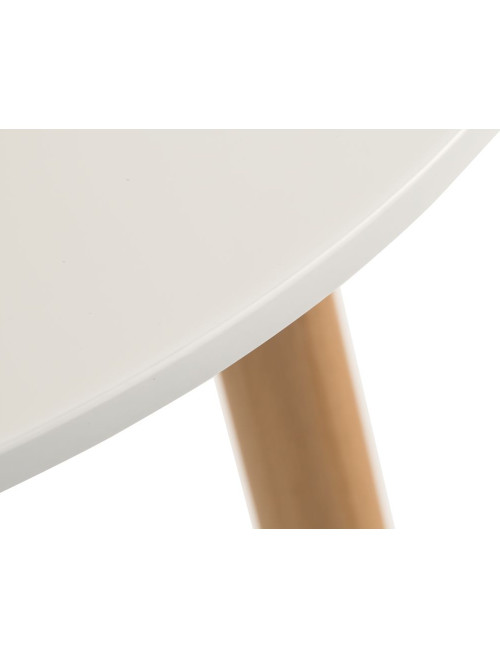Dining Tables Skandi White Round Cafe Table 8300 - enlarged view