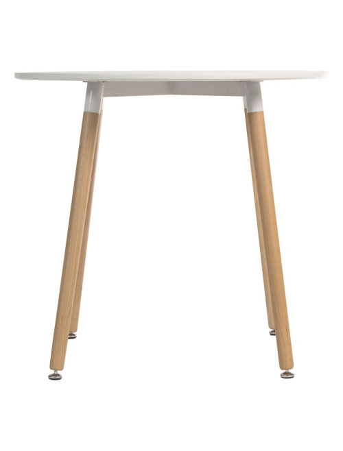 Dining Tables Skandi White Round Cafe Table 8300 - enlarged view