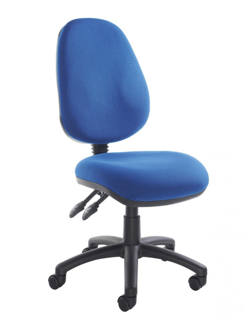 Fabric Office Chair Blue Vantage 100 Operator Chair V100-00-B by Dams - enlarged view