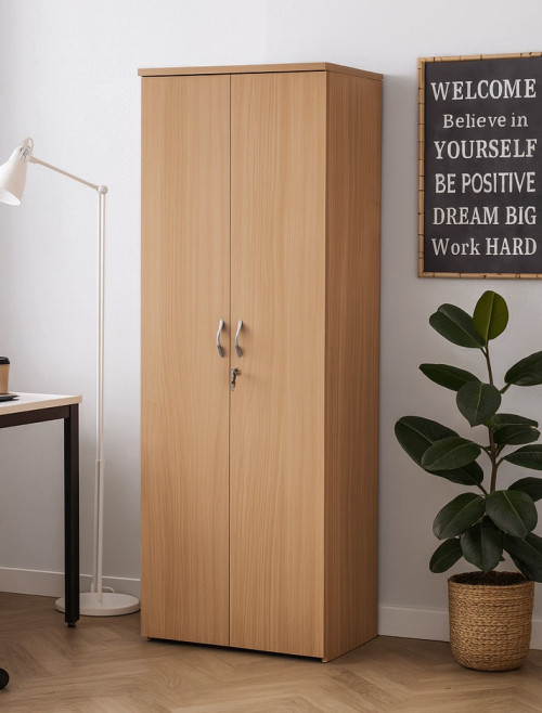 Tall Office Cupboard 2140mm High Storage Cupboard R2140D by Dams
