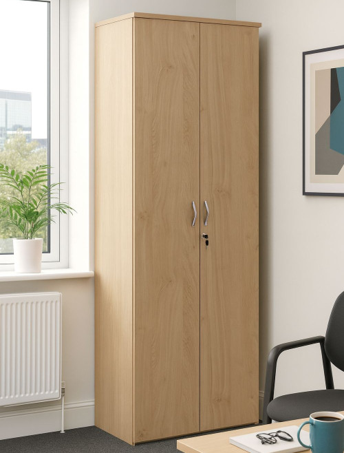 Tall Office Cupboard 2140mm High Storage Cupboard R2140D by Dams