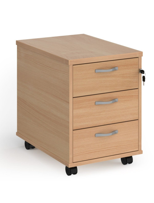 Office Storage 3 Drawer Mobile Pedestal R3MB by Dams