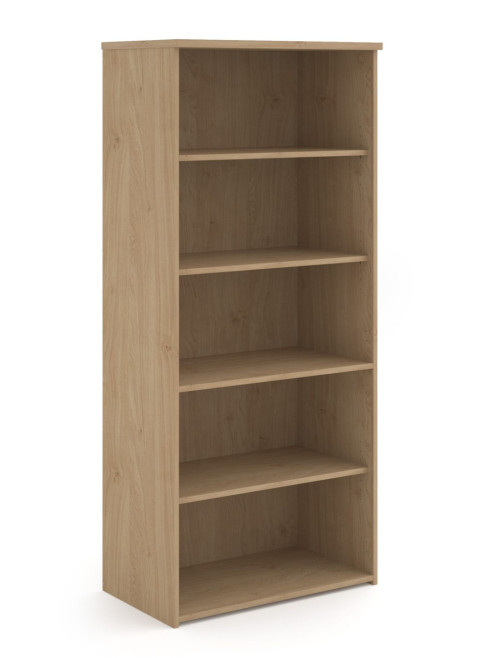 Office Bookcase 1790mm High Kendal Oak Bookcase with 4 Shelves R1790KO