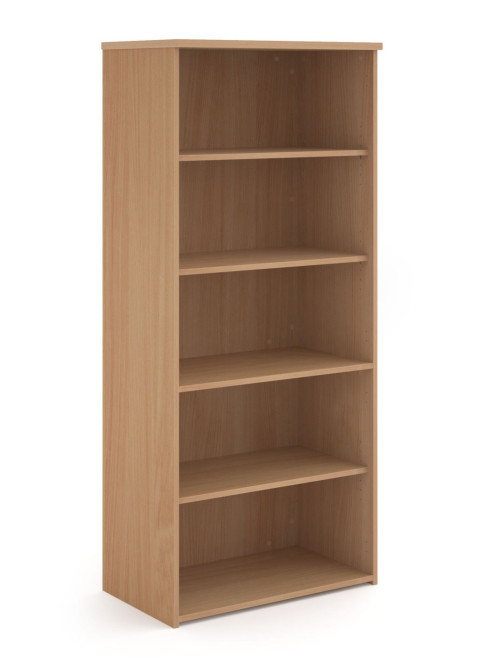 Office Bookcase 1790mm High Beech Bookcase with 4 Shelves R1790B