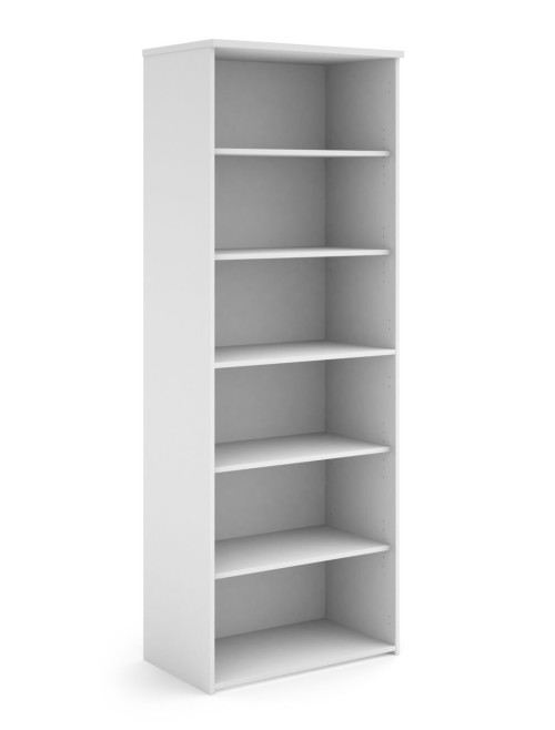 Office Bookcase 2140mm High White Bookcase with 5 Shelves R2140WH