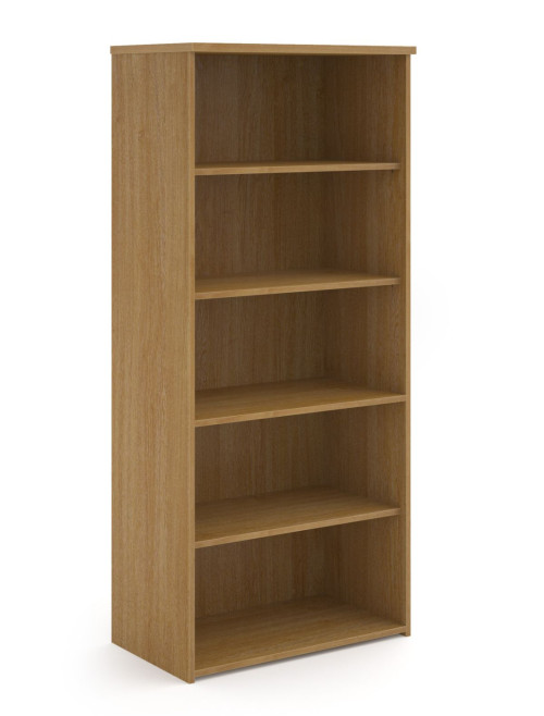 Office Bookcase 1790mm High Oak Bookcase with 4 Shelves R1790O