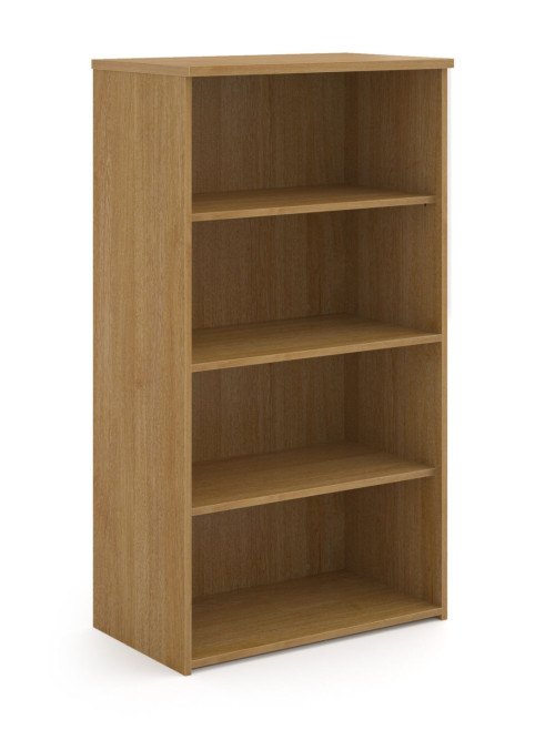 Office Bookcase 1440mm High Oak Bookcase with 3 Shelves R1440O