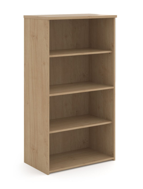 Office Bookcase 1440mm High Kendal Oak Bookcase with 3 Shelves R1440KO