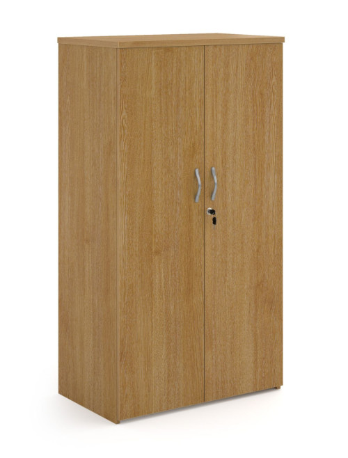 Office Cupboard Oak 1440mm High Storage Cupboard R1440DO