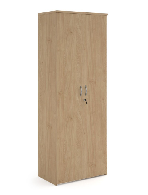 Tall Kendall Oak Office Cupboard 2140mm High Storage Cupboard R2140DKO - enlarged view