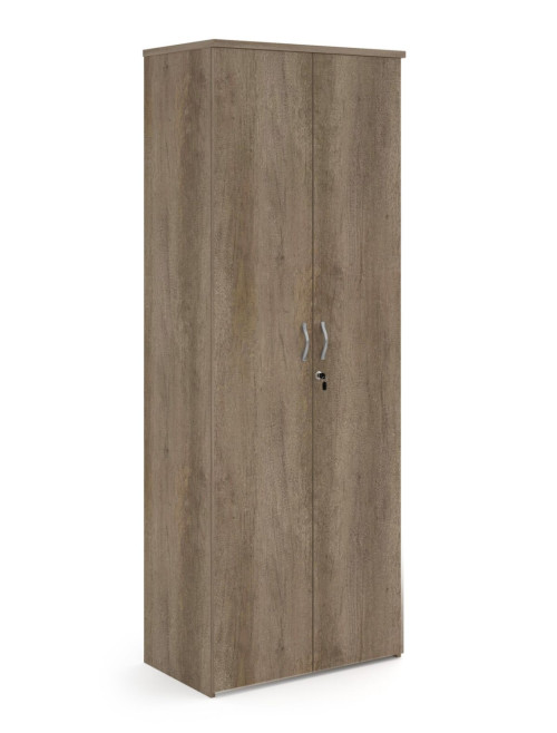 Tall Nebraska Oak Office Cupboard 2140mm High Storage Cupboard R2140DNO