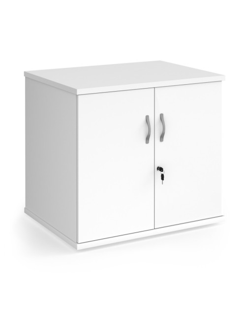 Office Cupboard White Deluxe Desk High Cupboard DHCCWH
