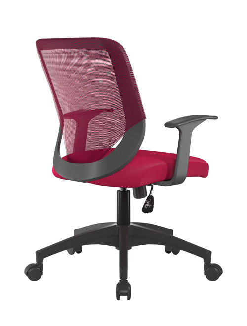 Office Chair Ranger Red Mesh Chair DPA95ATG/BK-RD - enlarged view