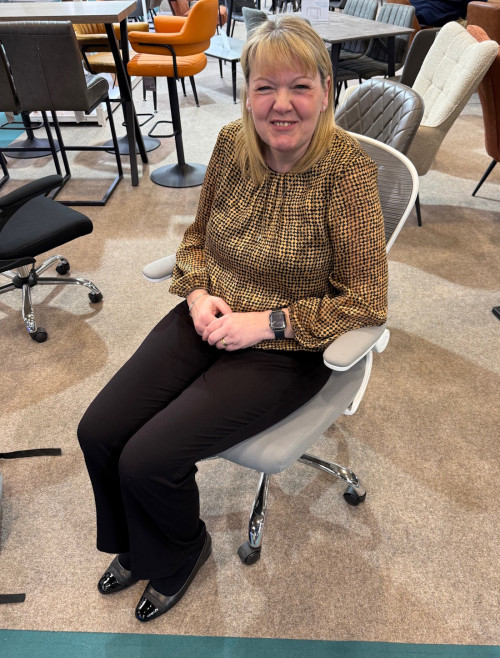 Mesh Office Chair Grey Prime Computer Chair 251-11-03-04-01 - enlarged view