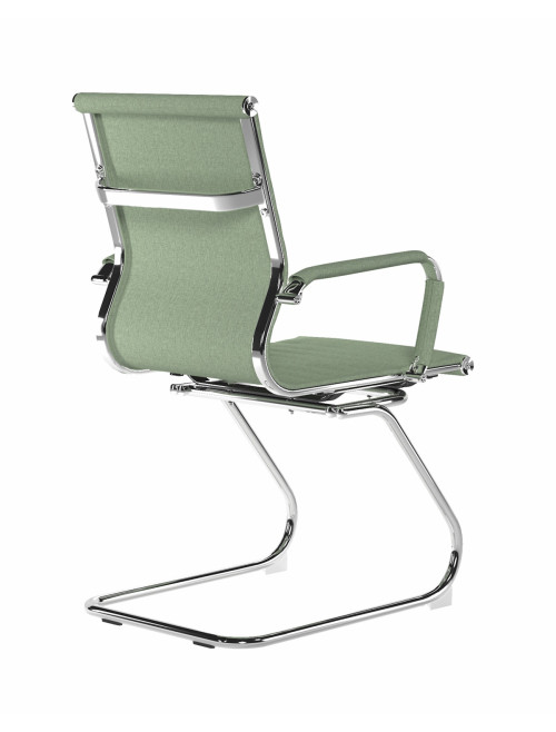 Fabric Visitor Chair Aura Green Office Chair BCF/8003AV/BGF - enlarged view