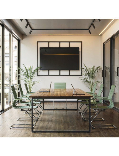 Fabric Visitor Chair Aura Green Office Chair BCF/8003AV/BGF - enlarged view