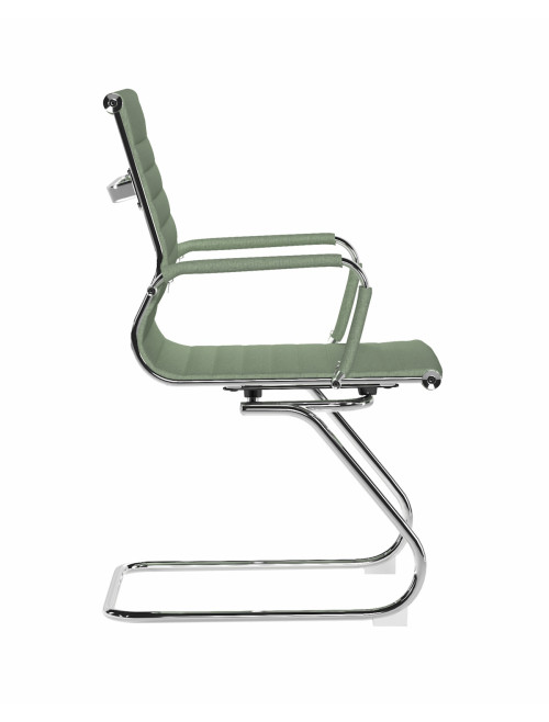 Fabric Visitor Chair Aura Green Office Chair BCF/8003AV/BGF - enlarged view