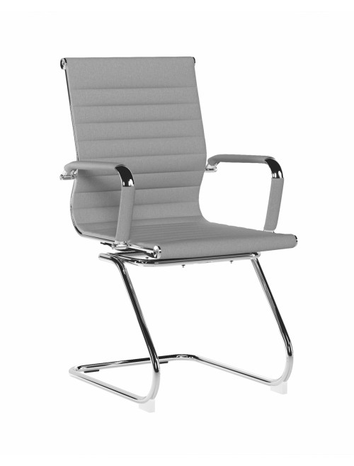 Fabric Visitor Chair Aura Grey Office Chair BCF/8003AV/GY