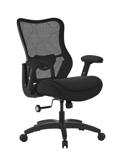 Office Chair Sora 24hr 31 Stone Mesh Bariatric Chair BCM/L420/BK - enlarged view