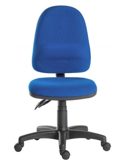 Office Chair Ergo Twin Blue Operator Chair 2900BLU - enlarged view