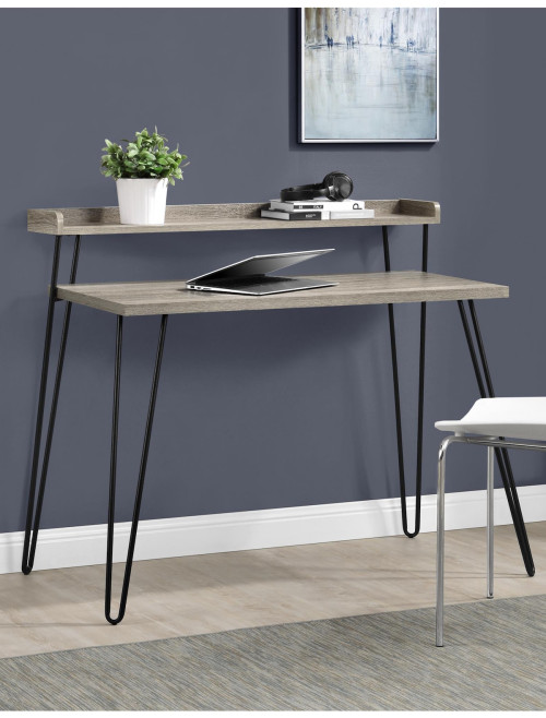 Home Office Desk Grey Oak Haven Computer Desk 9881096COMUK