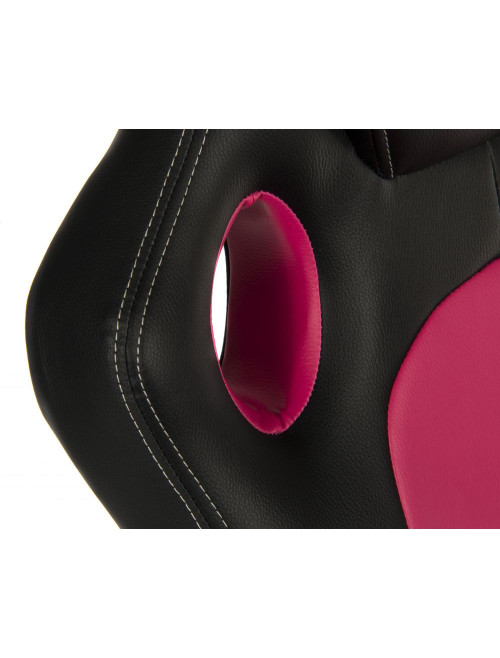 Gaming Chair Kyoto Black and Pink Racing Chair 6996 - enlarged view
