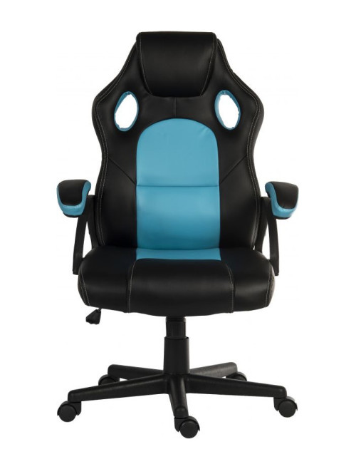 Gaming Chair Kyoto Black and Blue Racing Chair 6995 - enlarged view