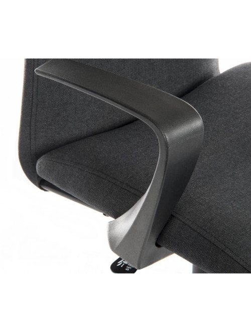 Office Chairs Black Work Fabric Operator Chair 6931BLACK - enlarged view