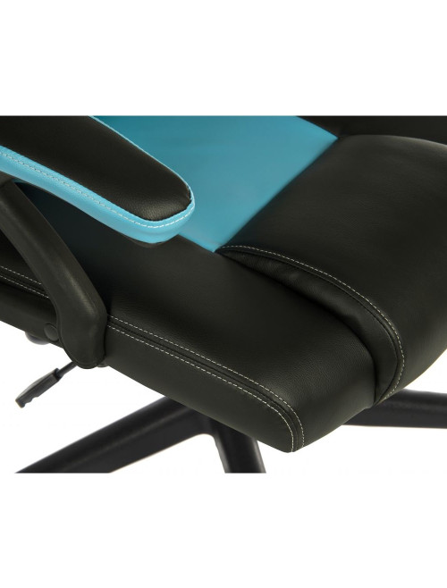 Gaming Chair Kyoto Black and Blue Racing Chair 6995 - enlarged view