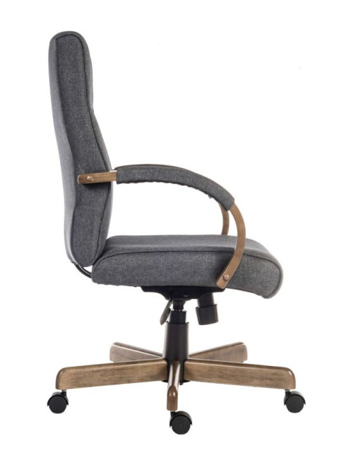 Office Chairs Grey Grayson Fabric Managers Chair 6969GREY - enlarged view