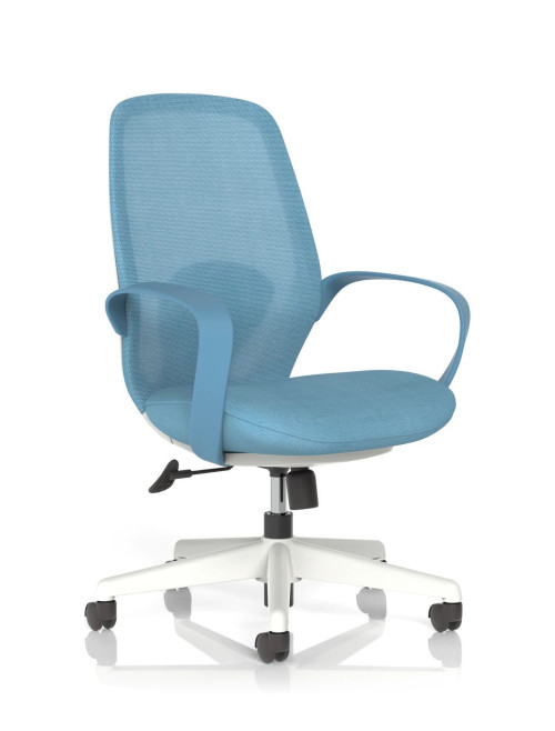 Mesh Office Chair Blue Ariel Task Operator Chair OP000357 - enlarged view