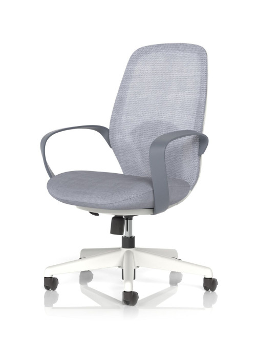 Mesh Office Chair Grey Ariel Task Operator Chair OP000358 - enlarged view