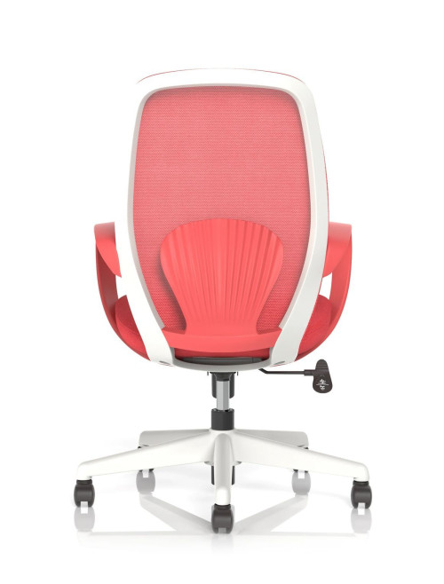 Mesh Office Chair Red Ariel Task Operator Chair OP000359 - enlarged view