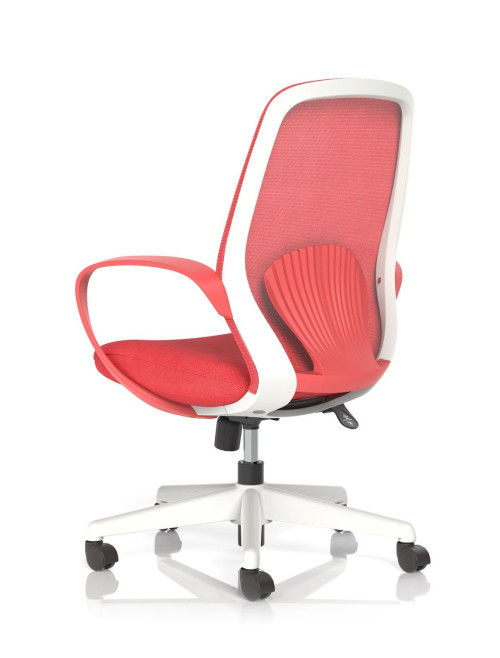 Mesh Office Chair Red Ariel Task Operator Chair OP000359 - enlarged view