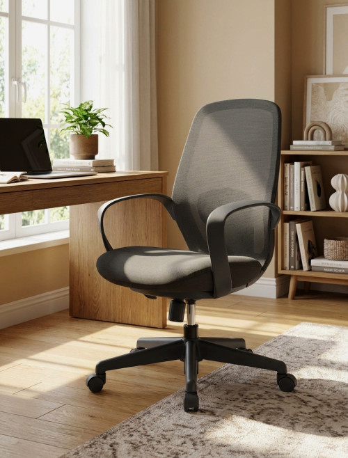 Mesh Office Chair Black Ariel Task Operator Chair OP000356