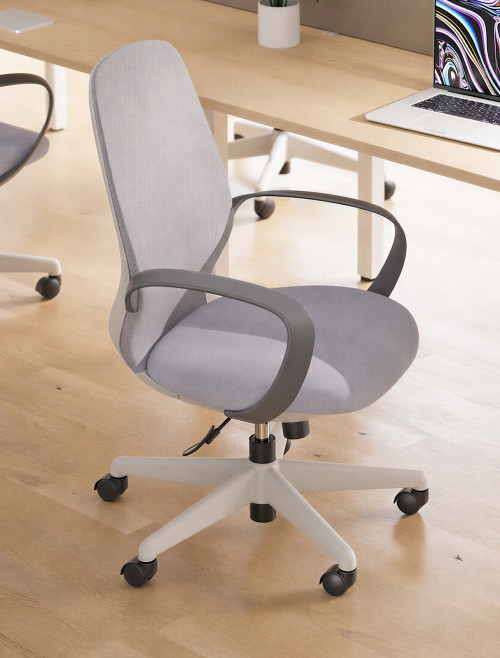 Mesh Office Chair Grey Ariel Task Operator Chair OP000358